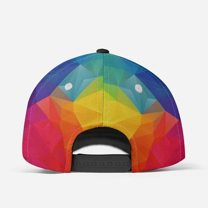 3D Pride Baseball Cap Abstract LGBT Unicorn Love Is Love Printing Baseball Cap Hat, Pride Cap