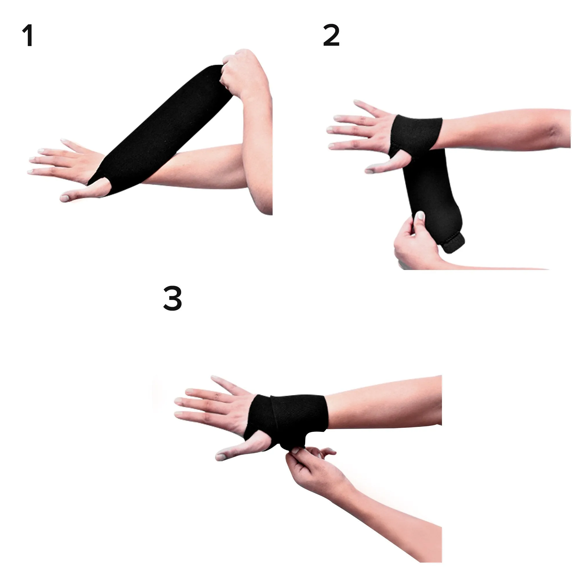 3M Futuro Adult Sport Wrist Support, Wraparound, Adjustable, Black, 4-1/2 to 9-1/2 Inch, One Size Fits Most, 1 Each