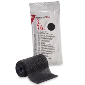 3M™ Scotchcast™ Plus Black Cast Tape, 3 Inch x 4 Yard, 1 Case of 10