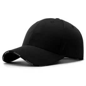 Adult Unisex Solid Adjustable Baseball Cap