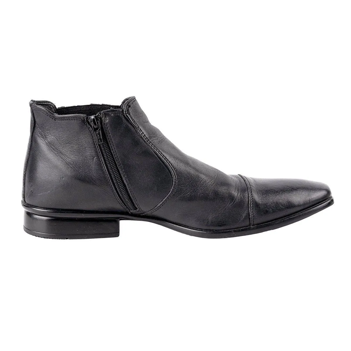 Angelo Litrico Ankle Boots Black Colour For Men