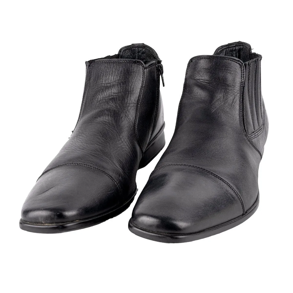 Angelo Litrico Ankle Boots Black Colour For Men