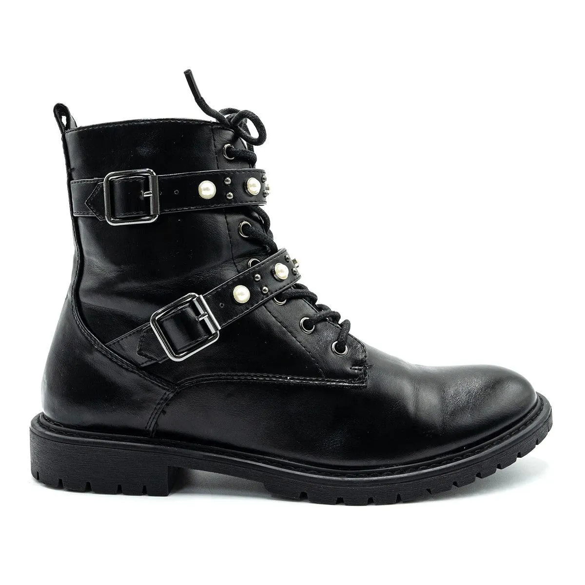 Anna Field Ankle Boots Leather Black Colour For Women