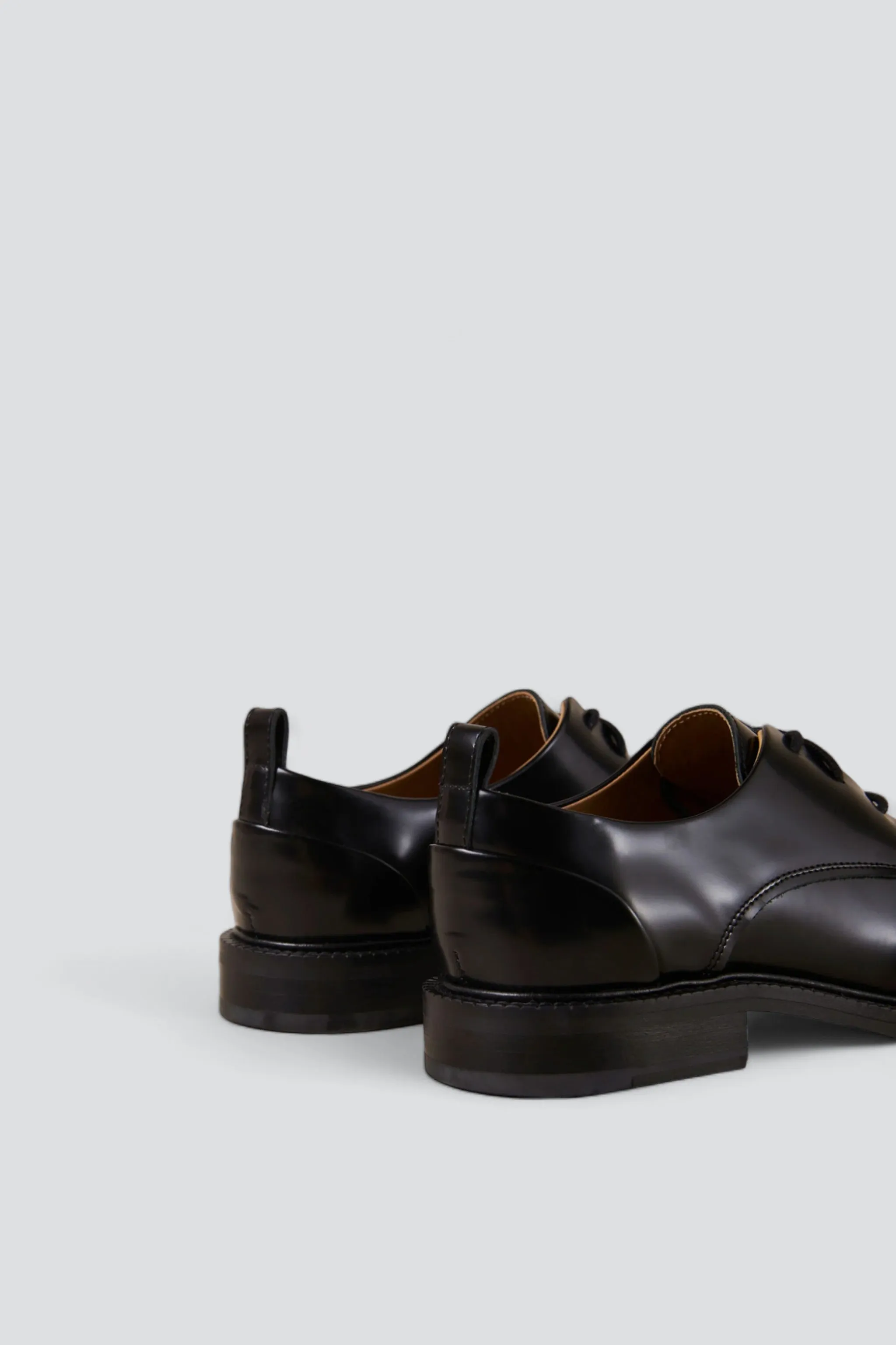 Black Leather Langston Oxfords