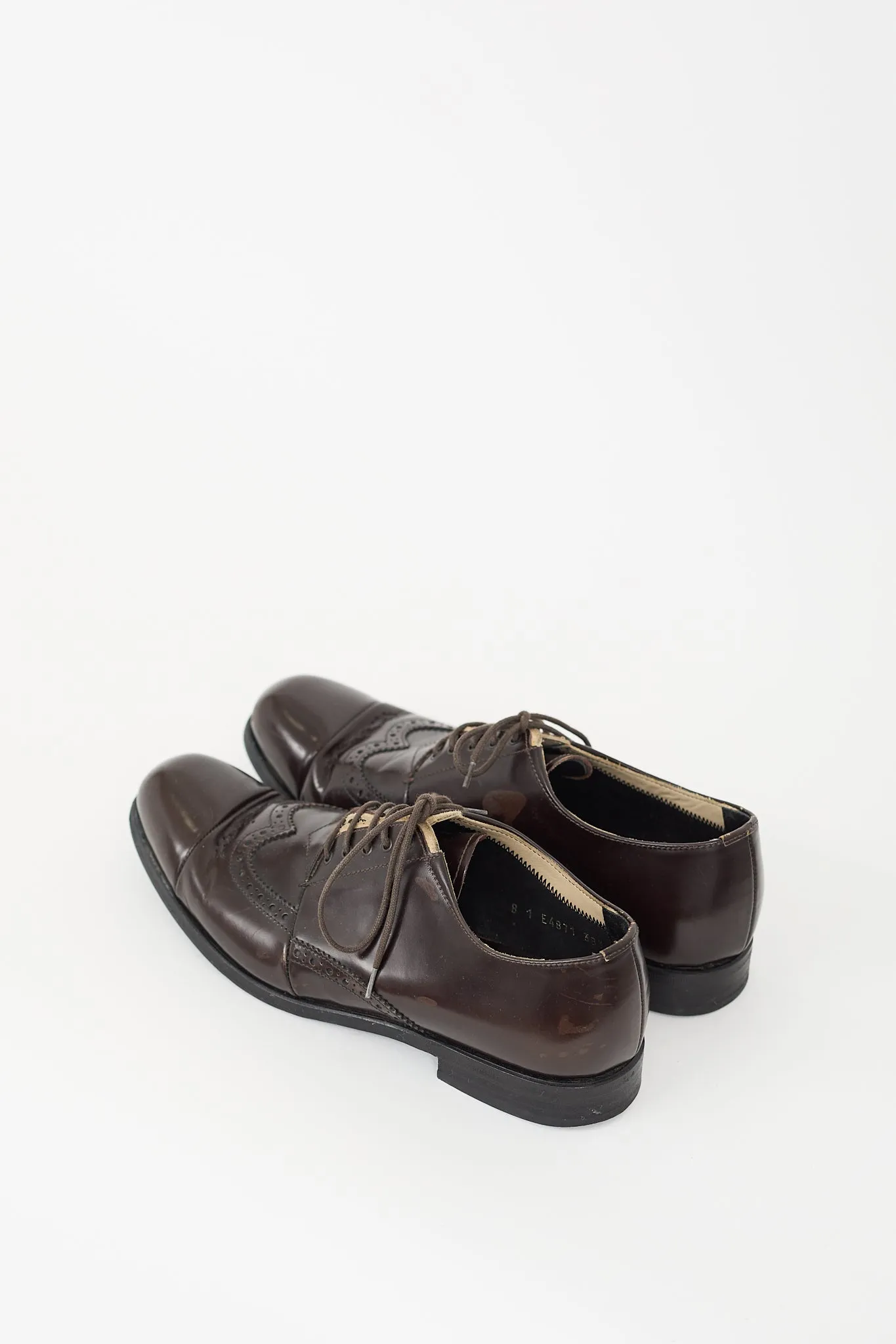 Brown Leather Brogue Oxford