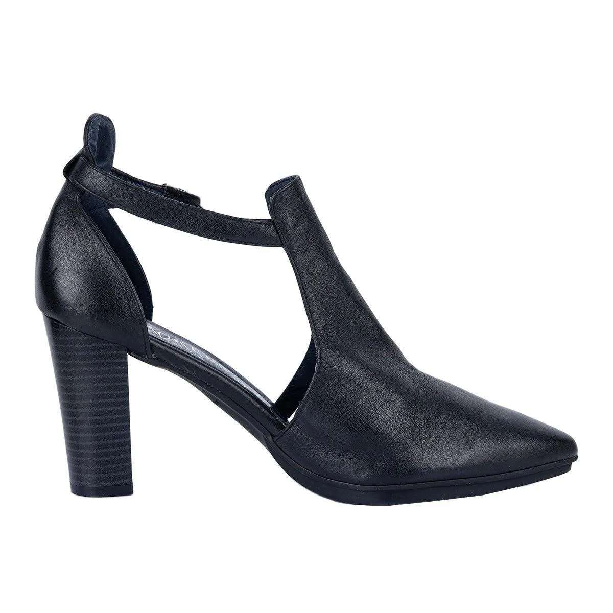 Clackers High-Heel Shoes Leather Black Colour For Women