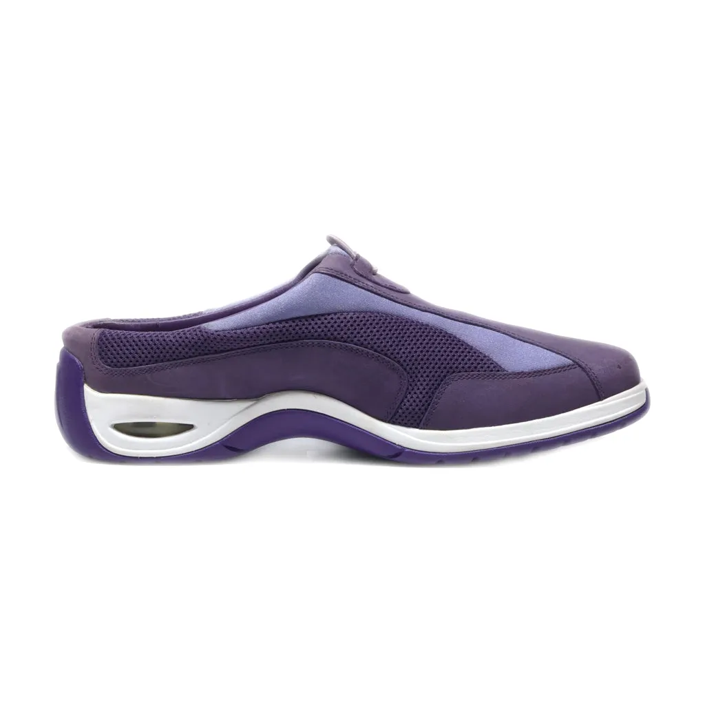 Cole Haan Slip Ons Leather Purple Colour For Women