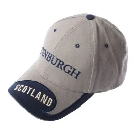 Edinburgh / Scotland Baseball Cap - Grey