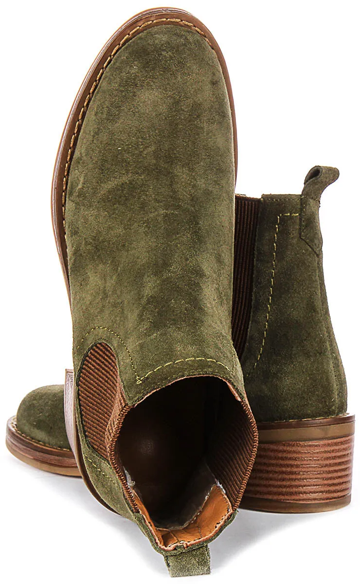 Justinreess England Evelyn In Khaki For Women