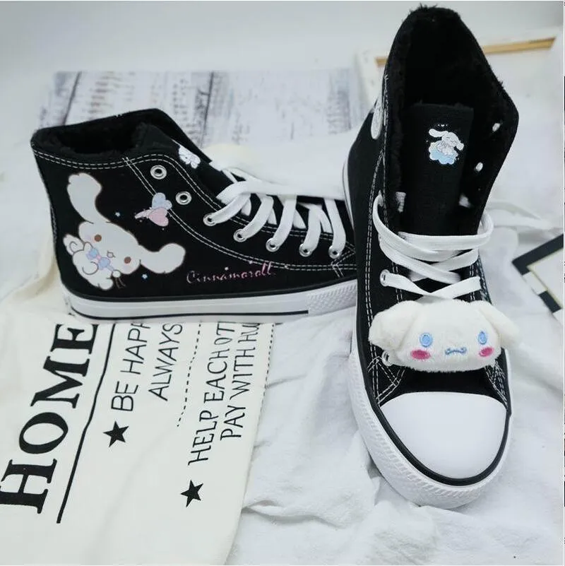 Kawaii Cartoon High Top Canvas Sneakers Shoes SK386