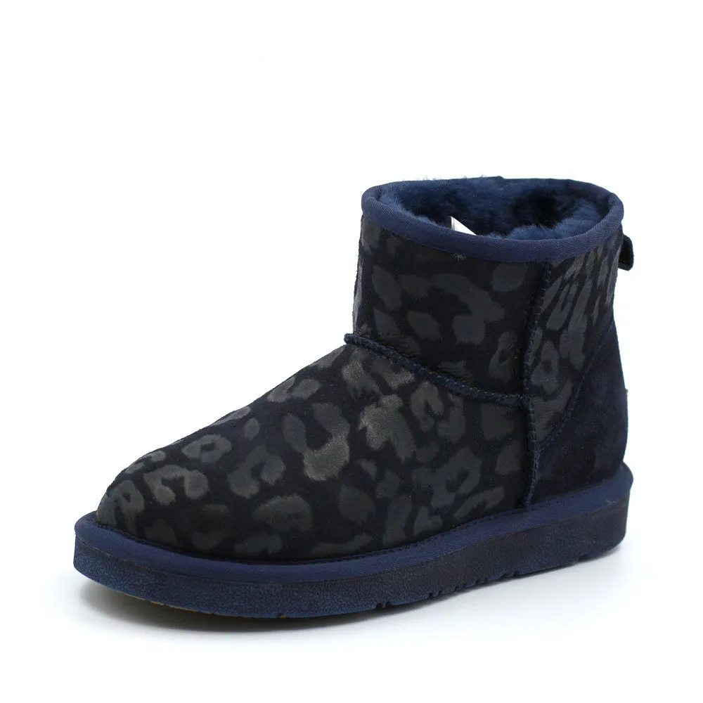 Leo Short Ugg Boot - Navy