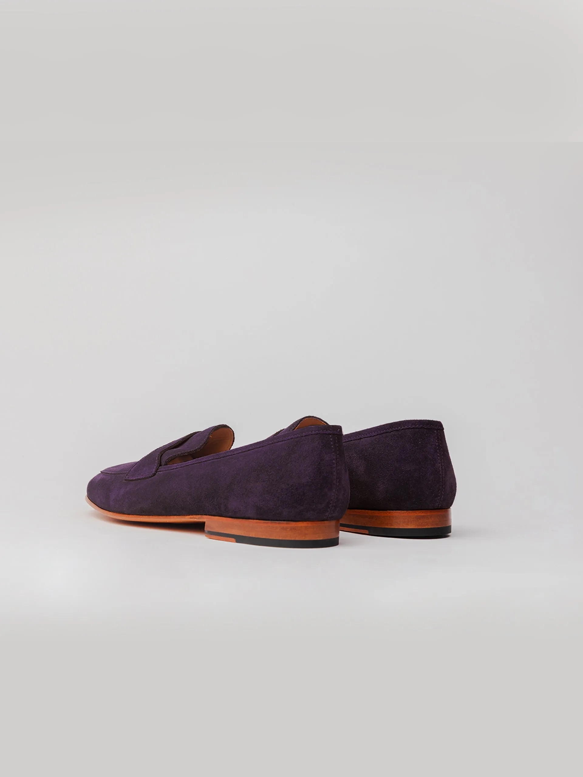 San Penny Loafer - Navy Suede