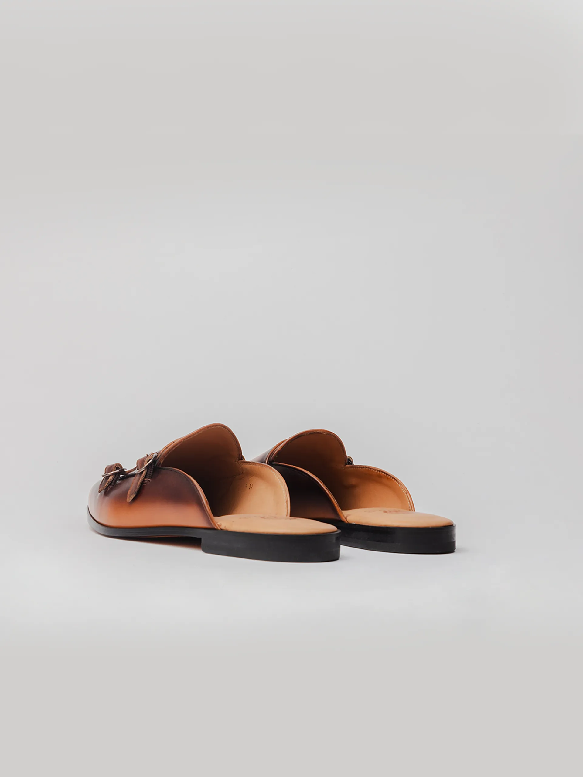 Seane Mules - Cognac Patina