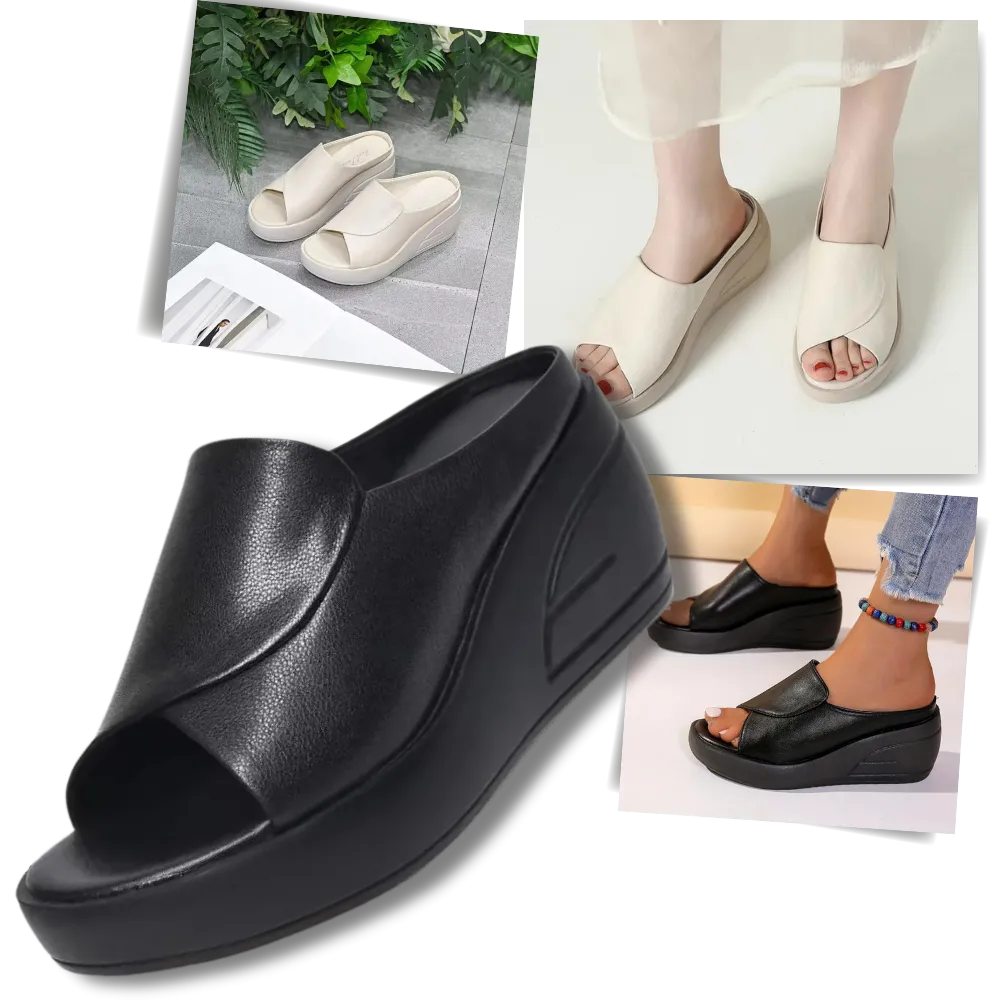 Shock Absorption Orthopedic Heeled Sandals