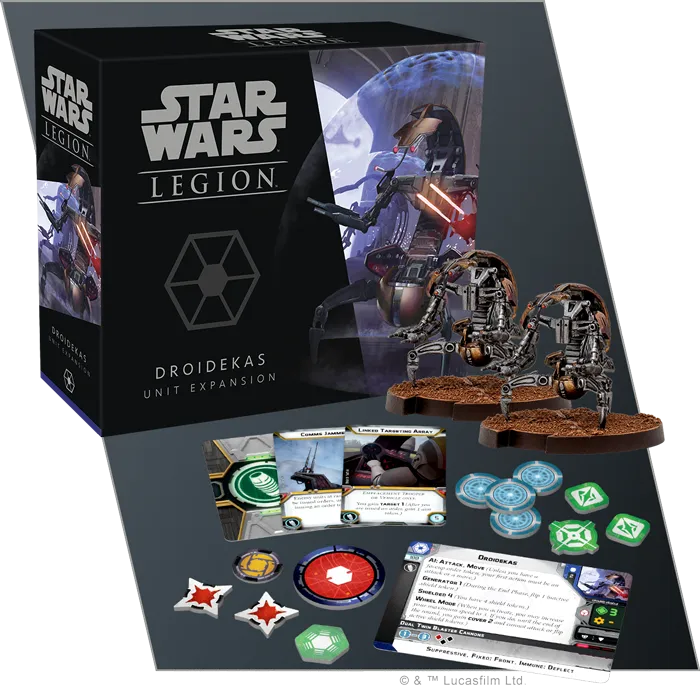 Star Wars Legion: Separatist Droidekas Unit Expansion