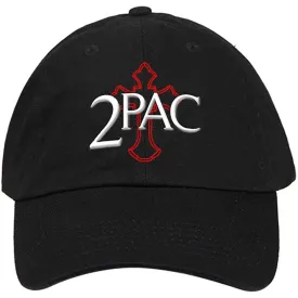 Tupac Baseball Cap: Cross Logo