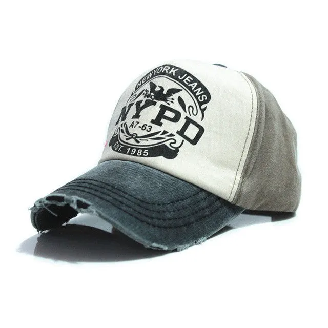 Vintage Cotton Unisex Baseball Cap