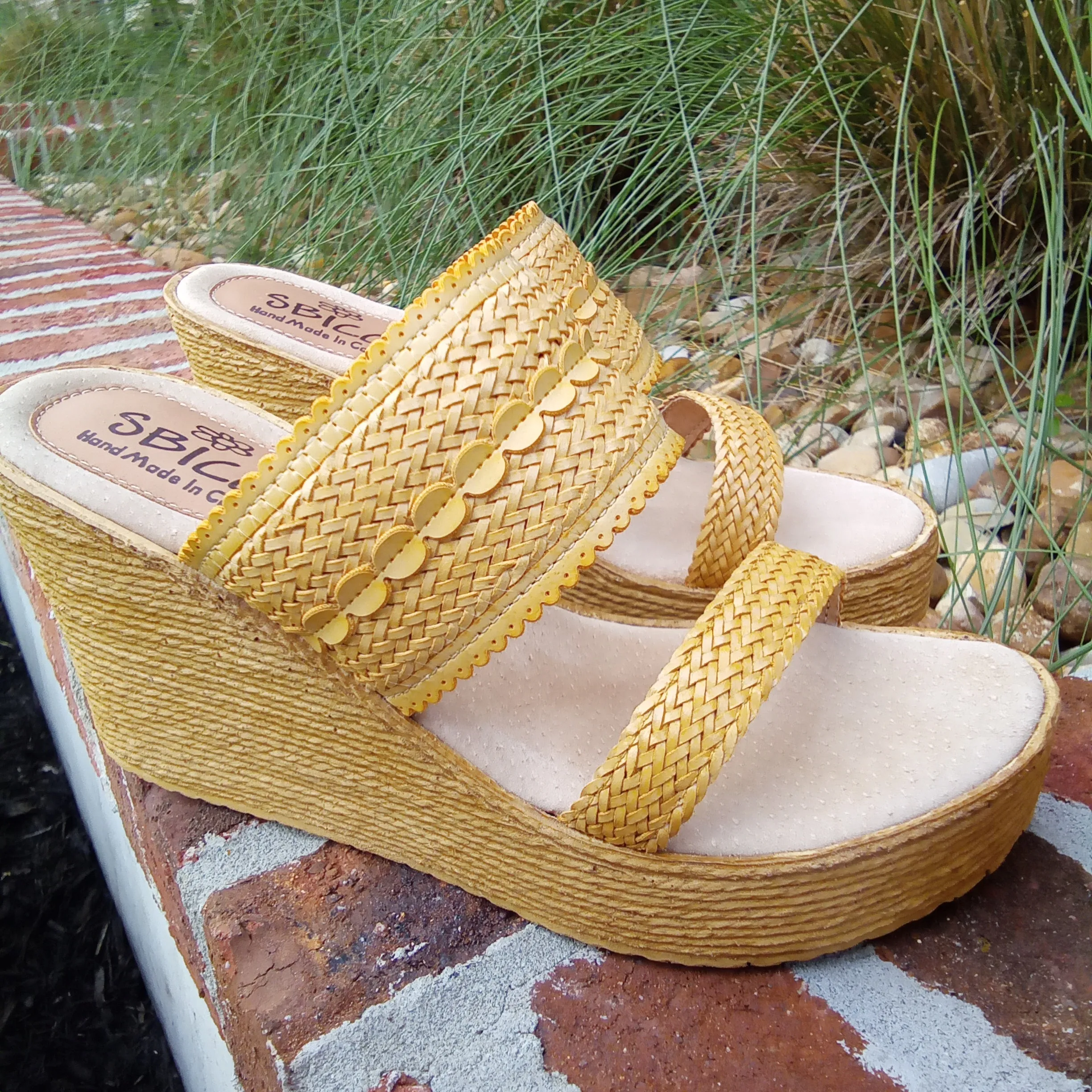 Woven Strap Platform Wedge Sandal | Sbicca Anatase